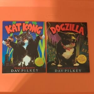 Kat Kong and Dogzilla Books by Dav Pilkey